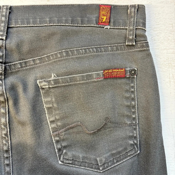7 for all mankind Standard Fit Gray 29 - Picture 3 of 8